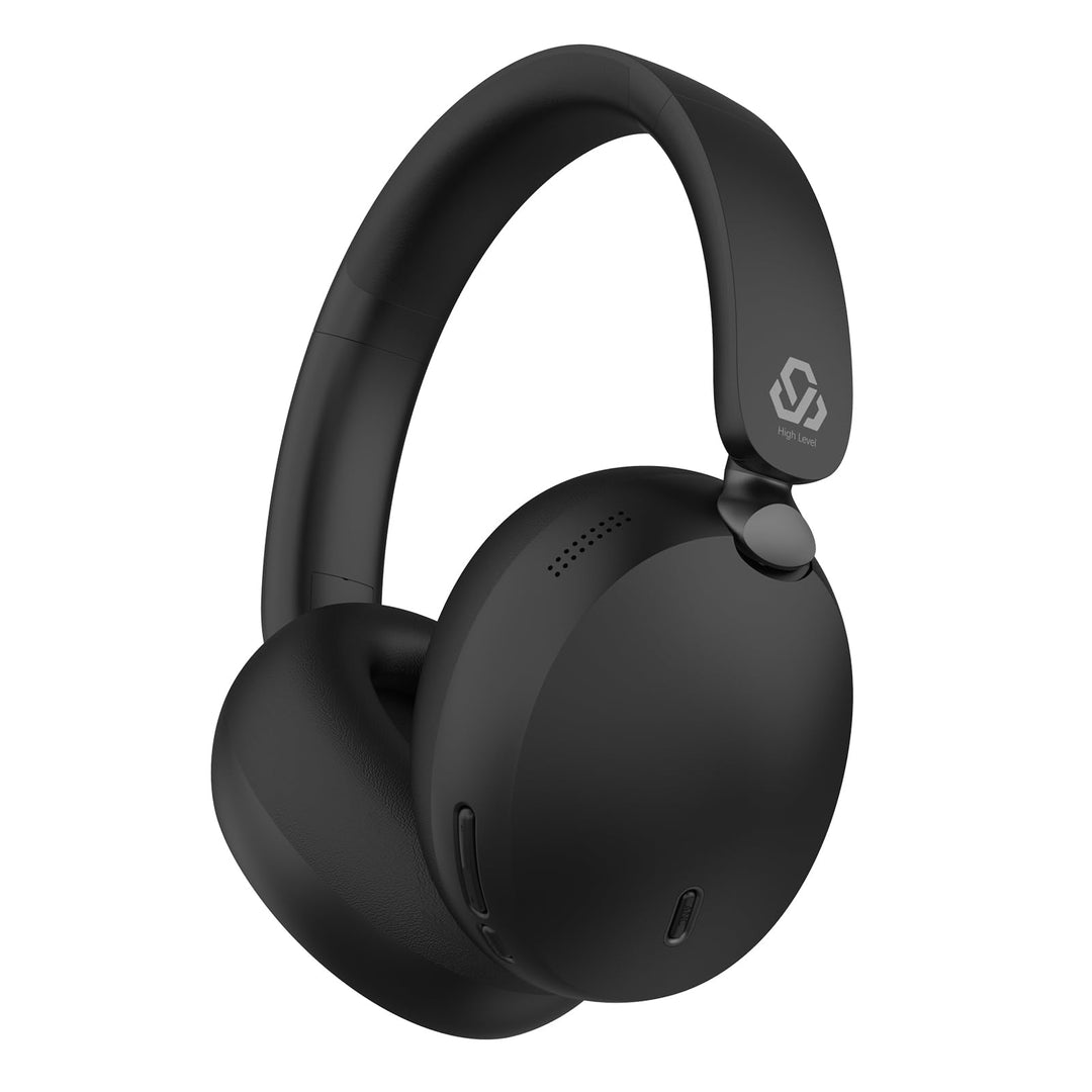 Bluetooth Kopfhörer Over Ear mit Hybrid Active Noise Cancelling, Mikrofon, Hi-Res Audio & Bässen, 65