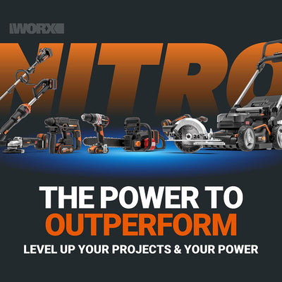 WORX WX840 NITRO NailForce Akku Nagler und Tacker 20V - 2-IN-1 Funktionen als Bolzensetzgerät & TACW