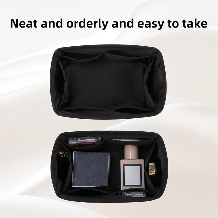 DGAZ Handtaschen Organizer Einsatz, Seide Handtaschenorganisator für LV Speedy Nano/20/25/30/35/40/4