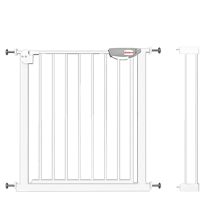 UBRAVOO Babygitter für Türen und Treppen, Höhe 100 cm, Sicherheits-Haustiergitter, Spannungstyp, aut