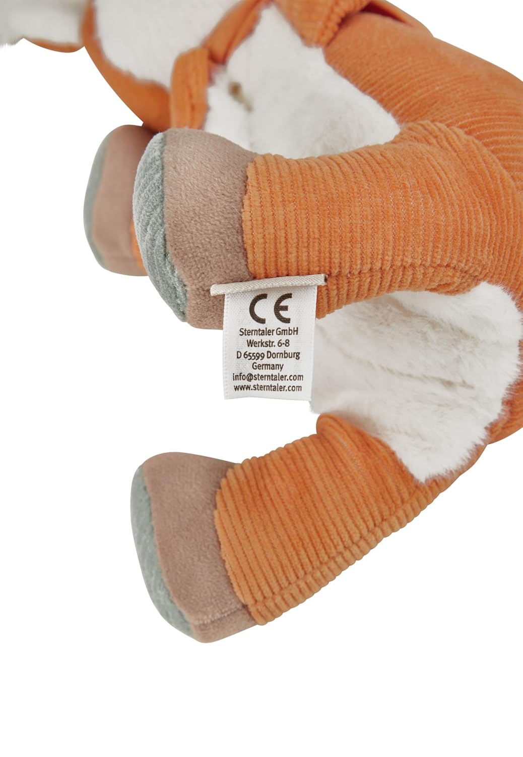 Sterntaler Einschlafhilfe mit Sound-Modul Fuchs Filou - Schlaf Gut Figur aus weichem Cord &amp; Flausch