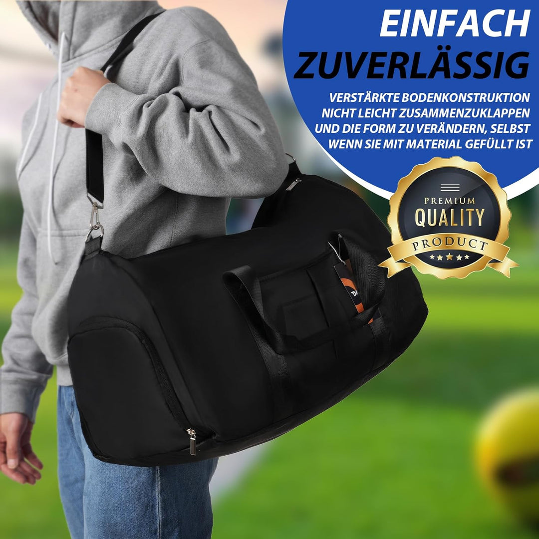 DAYGOS Sporttasche Herren, Reisetasche mit Schuhfach & Nassfach, Wasserdicht 40L Sporttaschen Sportb