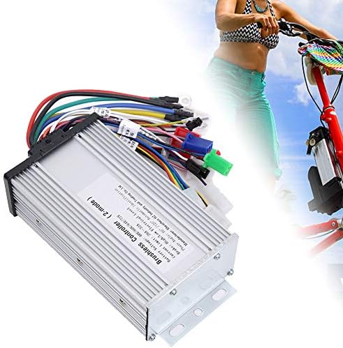 Alomejor Bürstenlose Steuerung für Elektrofahrräder Elektrofahrradgas für Elektroroller (48V 1500W)