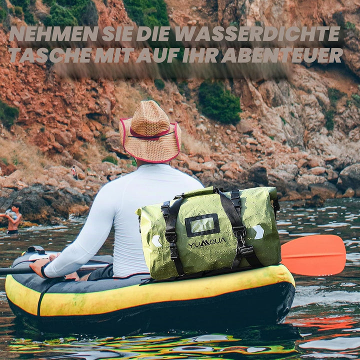 YUMQUA wasserdichte Duffle Bag, grosse Wasserfeste Reisetasche Sporttasche Duffel Dry Bag Waterproof