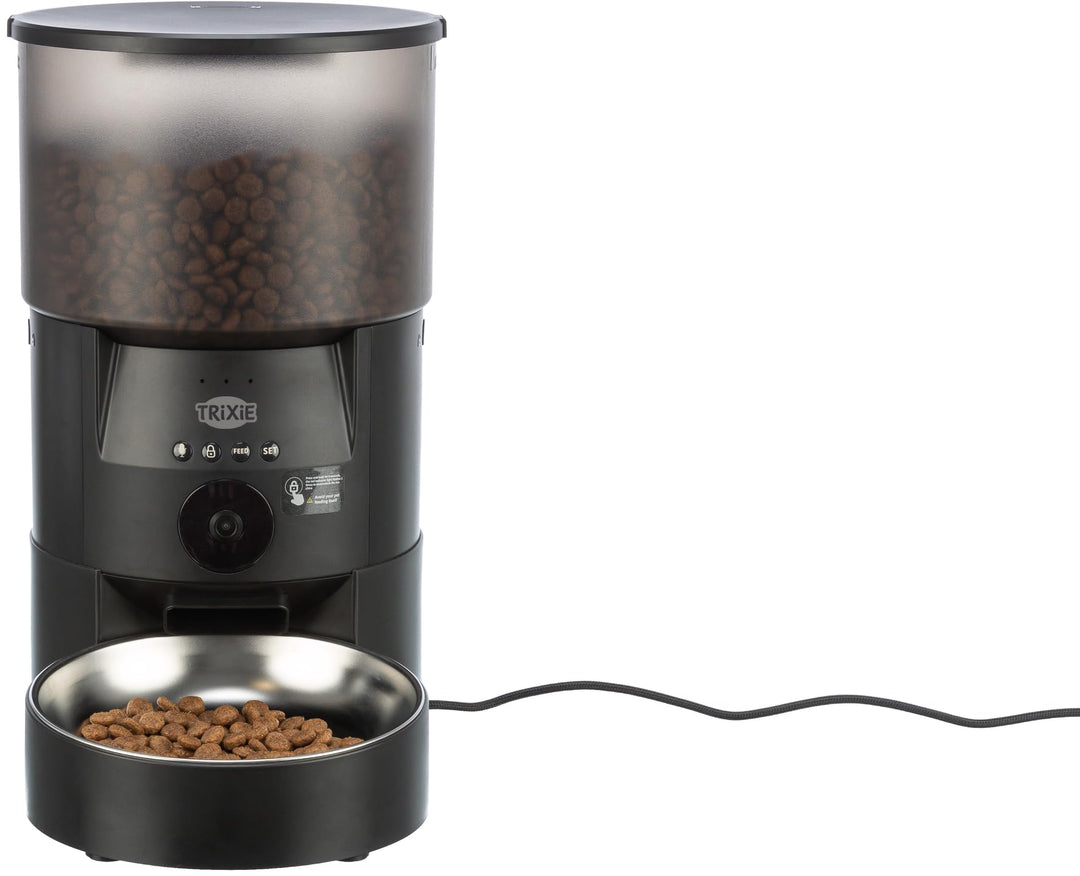 TRIXIE Futterautomat TX-C Smart 3.0L für Hunde & Katzen – programmier- und steuerbarer Futterspender