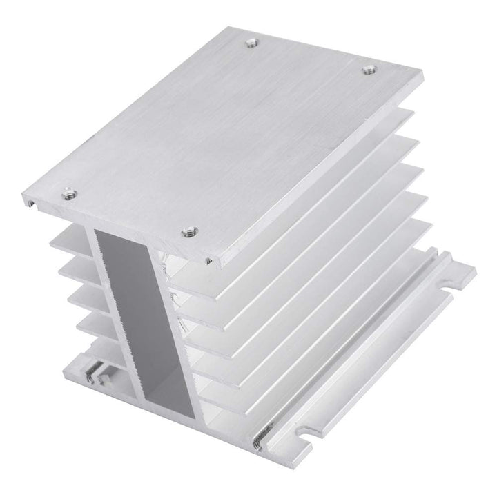 SSR Kühlkörper, Drei Phasen Aluminiumlegierung Aluminium Heatsink für Einphasiges Solid State Relais
