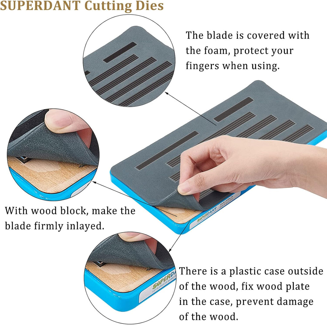 SUPERDANT 4 Stil Quaste Leder Stanzform Ohrring Prägung Holzstanze Lederschneidemaschine Schablone S