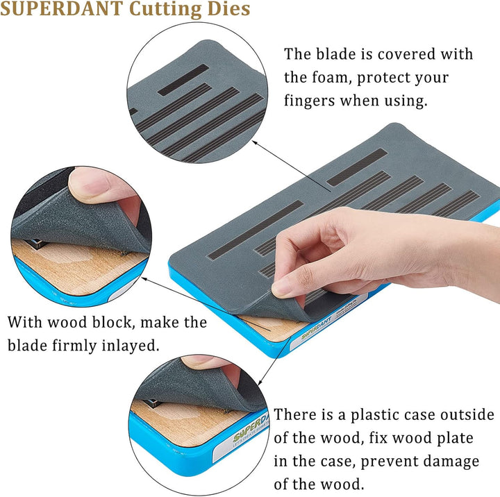 SUPERDANT 4 Stil Quaste Leder Stanzform Ohrring Prägung Holzstanze Lederschneidemaschine Schablone S