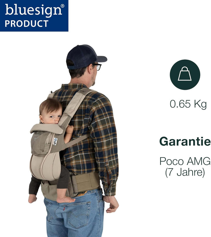 Osprey Poco Weiche Kindertrage LT Hellgrau, Hellgrau