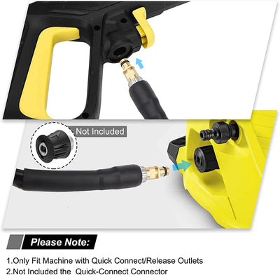 Emoobin 15M Ersatz-Hochdruckschlauch-Verlängerungsschlauch für Karcher K-Serie K2 K3 K4 K5 K6 K7 Hoc