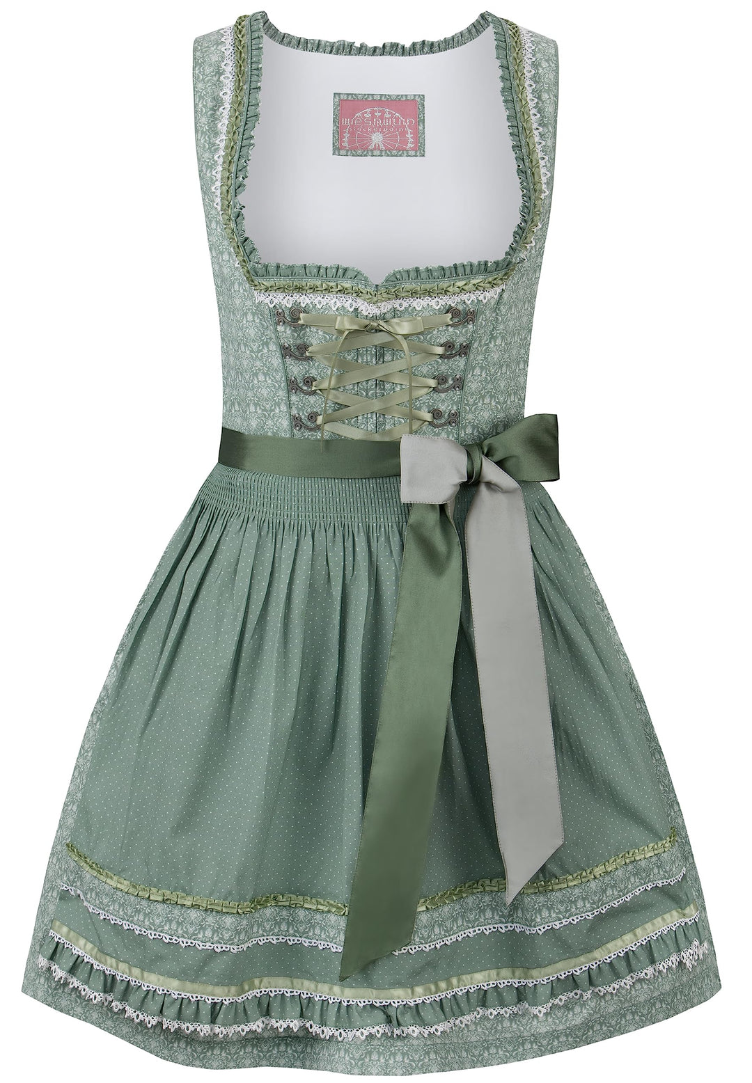 Stockerpoint Damen Dirndl Kim Kleid für besondere Anlässe 30 Salbei, 30 Salbei