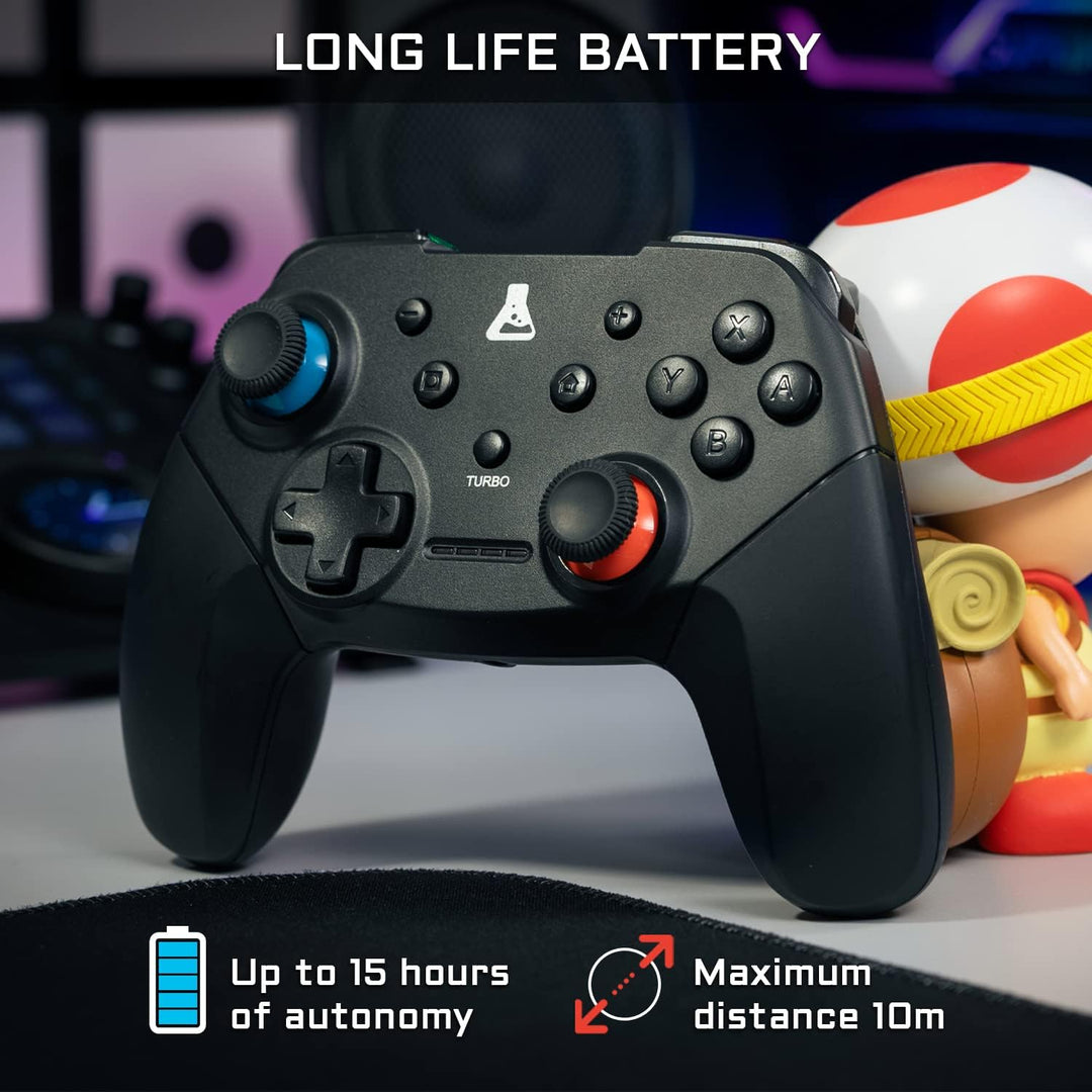 THE G-LAB K-Pad THORIUM Switch Wireless Bluetooth Gaming Controller mit integrierter Vibration, Game