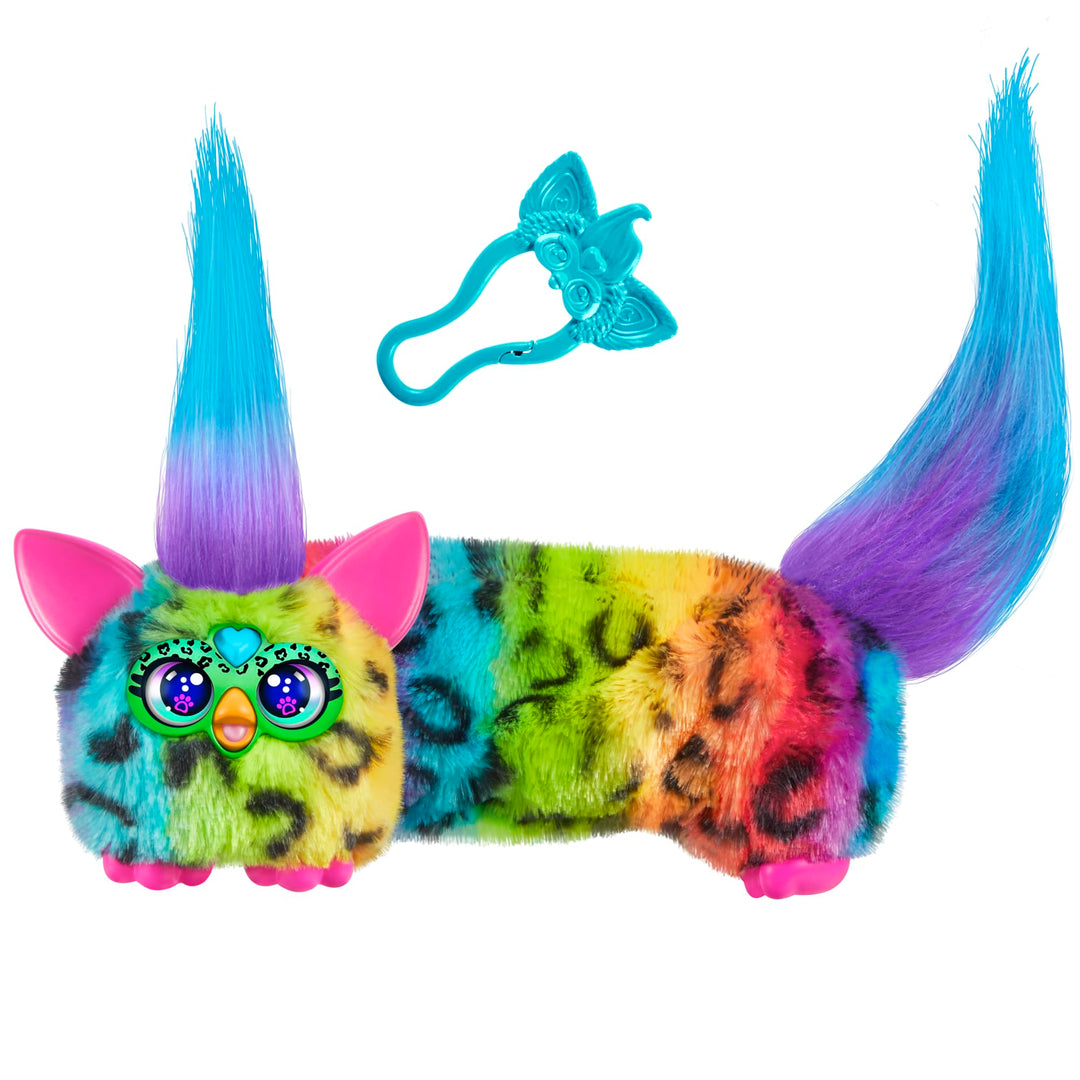 Furby DJ Furblets RAIN Bow bunt-gemustertes elektronisches Plüschspielzeug Macht Musik, Geräusche un