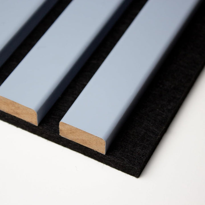 Akustikpaneele | Farbe: Pastellblau | Wandpaneele in verschiedenen Formaten | Deko Wohnzimmer | Wand