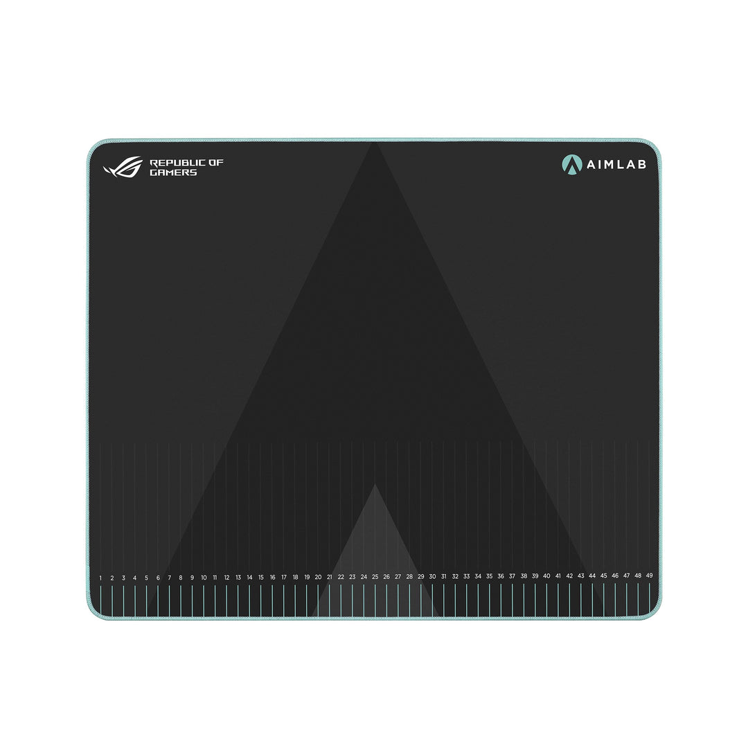 ASUS ROG Hone Ace Aim Lab Edition Gaming Mauspad, 508 x 420 x 3 mm, grosse Grösse, weiches Hybrid-Tu