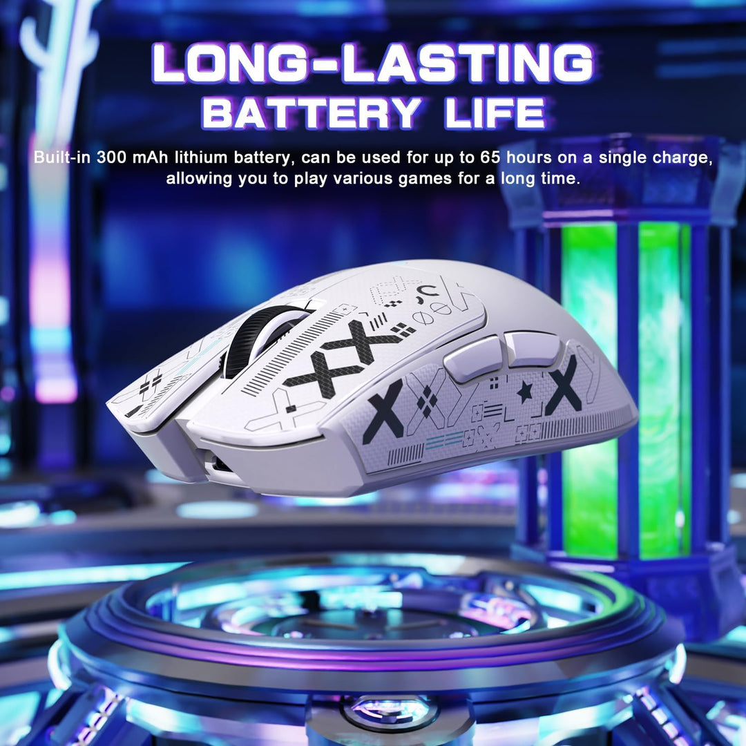 MAMBASNAKE X ATTACK SHARK X11SE Kabellose Gaming-Maus–bis zu 22000 DPI,PixArt PAW3311 Sensor,BT/2,4
