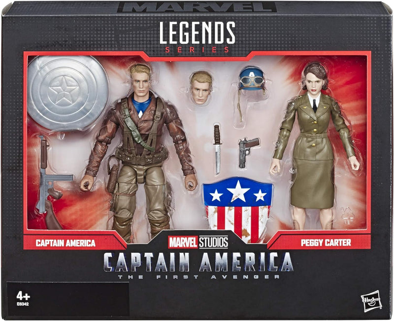 Marvel Legends Serie Captain America: The First Avenger, 15,2 cm Skala, Film-inspirierte Captain Ame