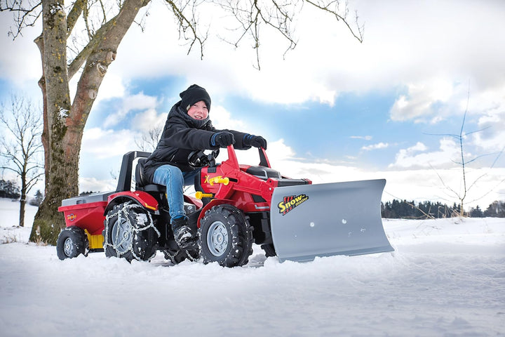 Rolly Toys Planierschild (rollySnow Master Schiebeschild für Traktor; Frontanbau an Ladearm; Schild