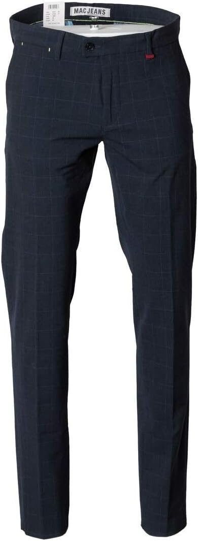 MAC HOSEN Lennox, Nautic Blue Check, blau(k (196)), Gr. 38/34