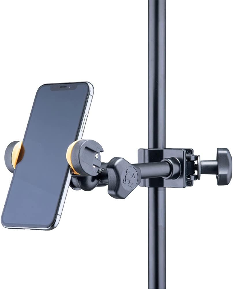 Hercules Smartphonehalter, Cold-Shoe-Adapter für Licht, Gewinde für Kamera
