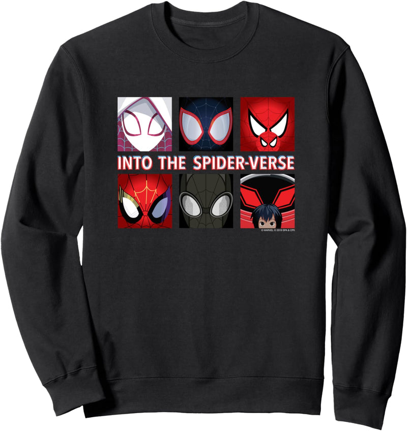 Marvel Spider-Man Into the Spider-Verse Spider Heroes Sweatshirt