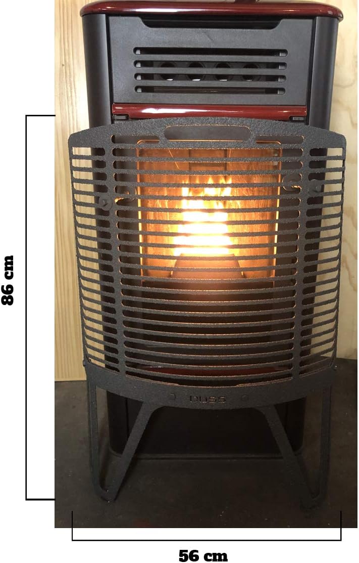 DUSS® XL Pelletofen und Brennholz Kaminöfen schutzgitter. kinderschutz vor Verbrennungen Sicherheit