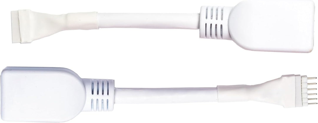 Litcessory RJ45 auf 6-Polig Ethernet-Adapter für Philips Hue Lightstrip Plus (2 Stück - Ein Paar, We