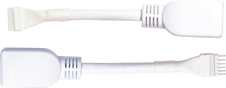 Litcessory RJ45 auf 6-Polig Ethernet-Adapter für Philips Hue Lightstrip Plus (2 Stück - Ein Paar, We