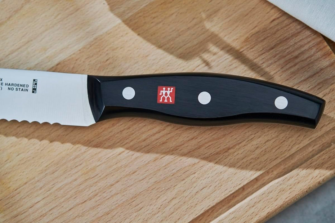Zwilling 1001371 Brotmesser, Klingenlänge: 20 cm, Klingenblatt mit Wellenschliff, Rostfreier Spezial