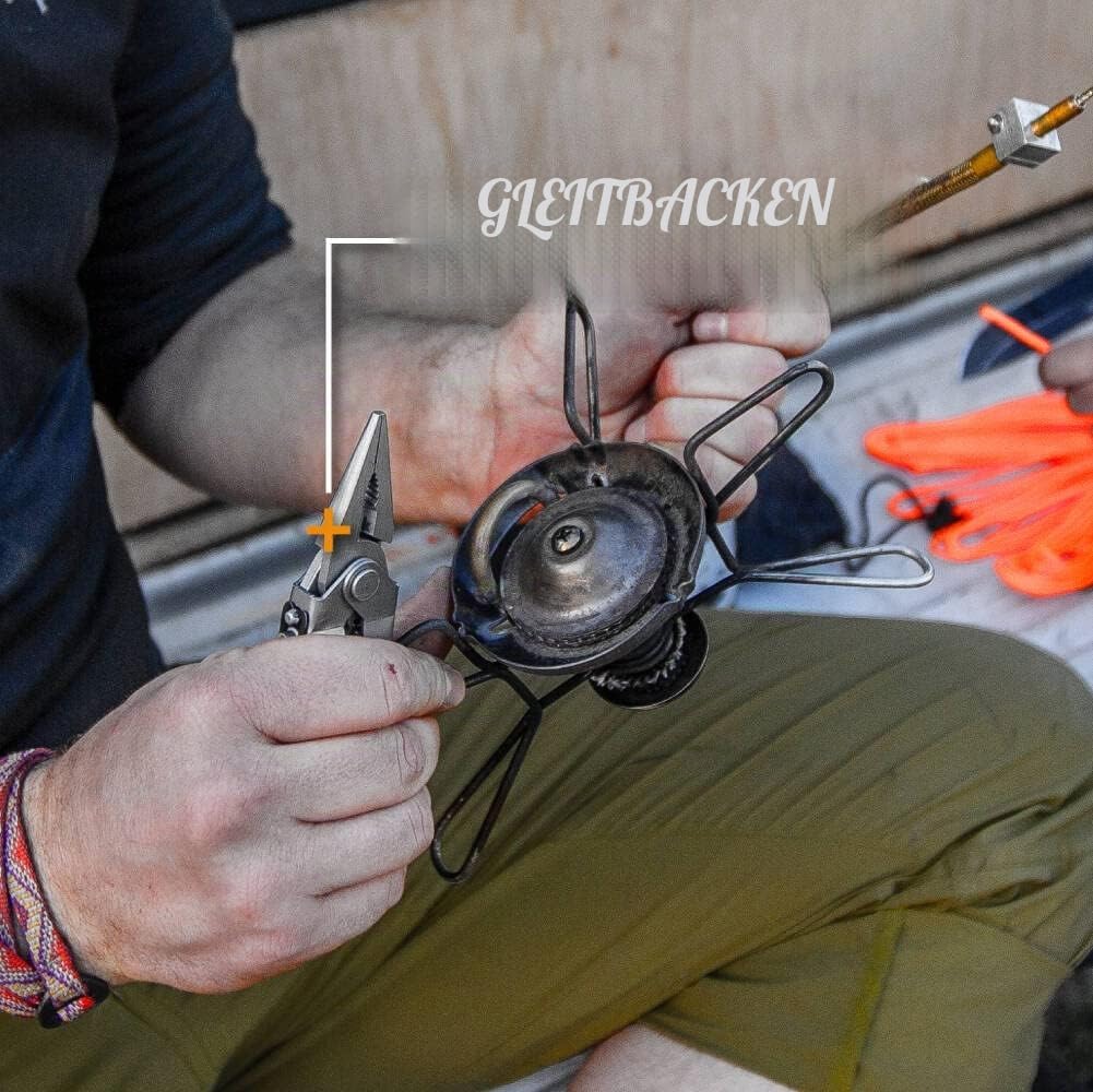 Gerber Multi-Tool mit zwei Messern und Leder-Scheide, MP600 Full-Size, Mit 14 Funktionen, Silber, 75
