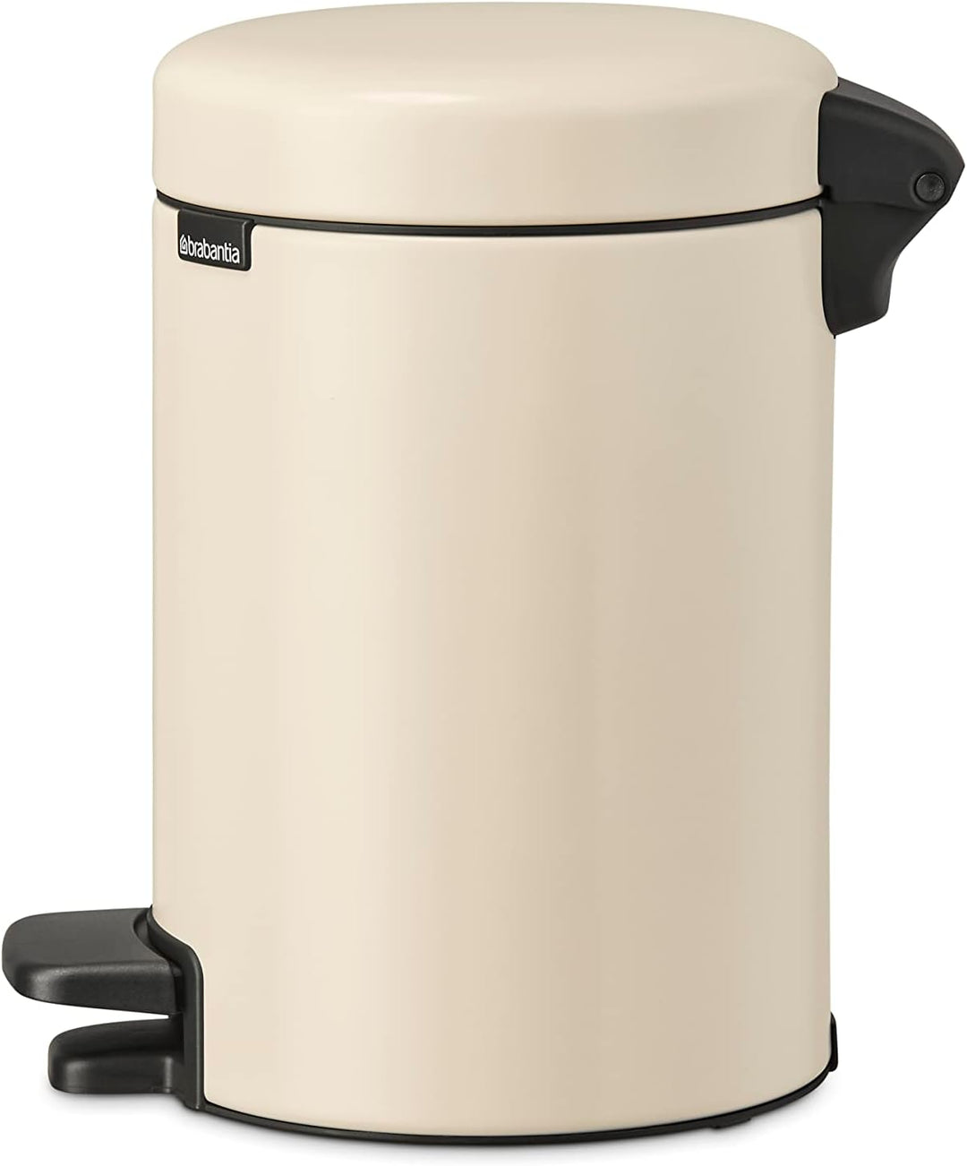 Brabantia - NewIcon Treteimer 3L - Kleiner Abfalleimer für Bad oder Toilette - Sanft Schliessender D
