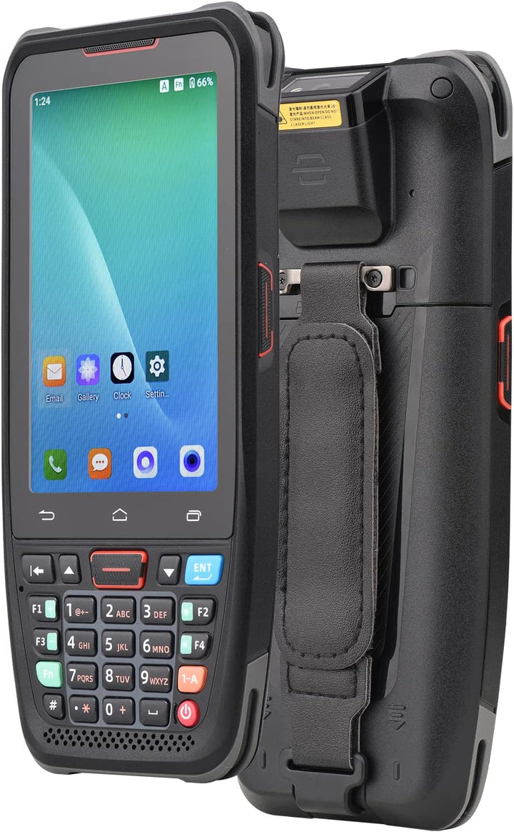 Palmare POS Android 10.0 Terminale PDA Scanner di codici a Barre 1D/2D/QR Con Base di ricarica Suppo