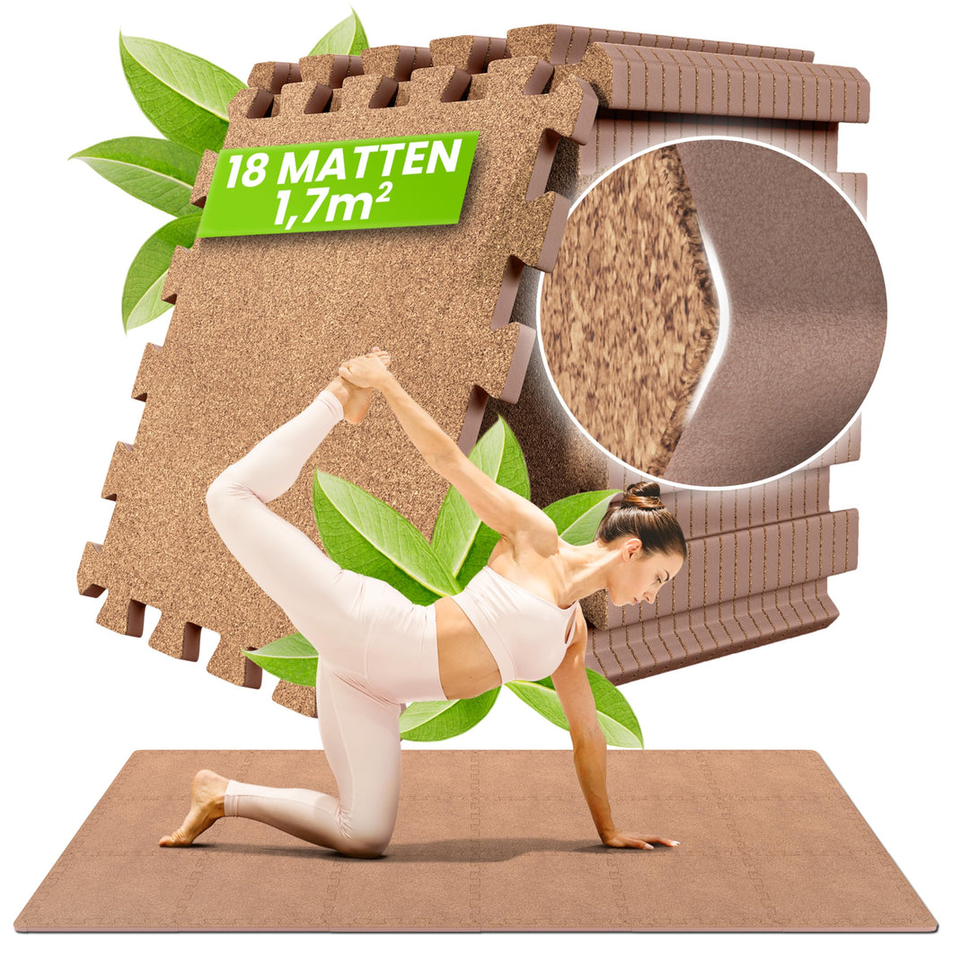 Schutzmatten Bodenschutzmatte Set Sportmatte Gymnastikmatte Puzzlematte: Puzzle Sportgeräte Matte Fi