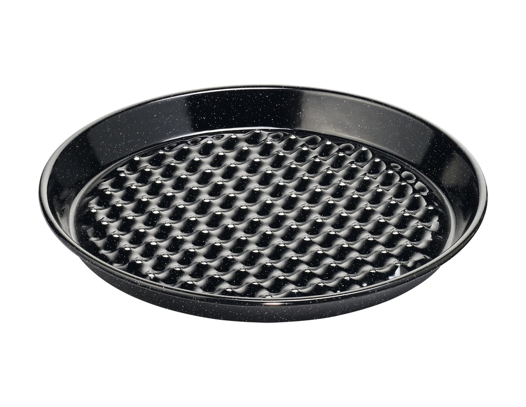 Riess, 0400-022, Grilltasse rund, Boden gelocht, CLASSIC - SPEZIALARTIKEL, Durchmesser 32 cm, Höhe 3