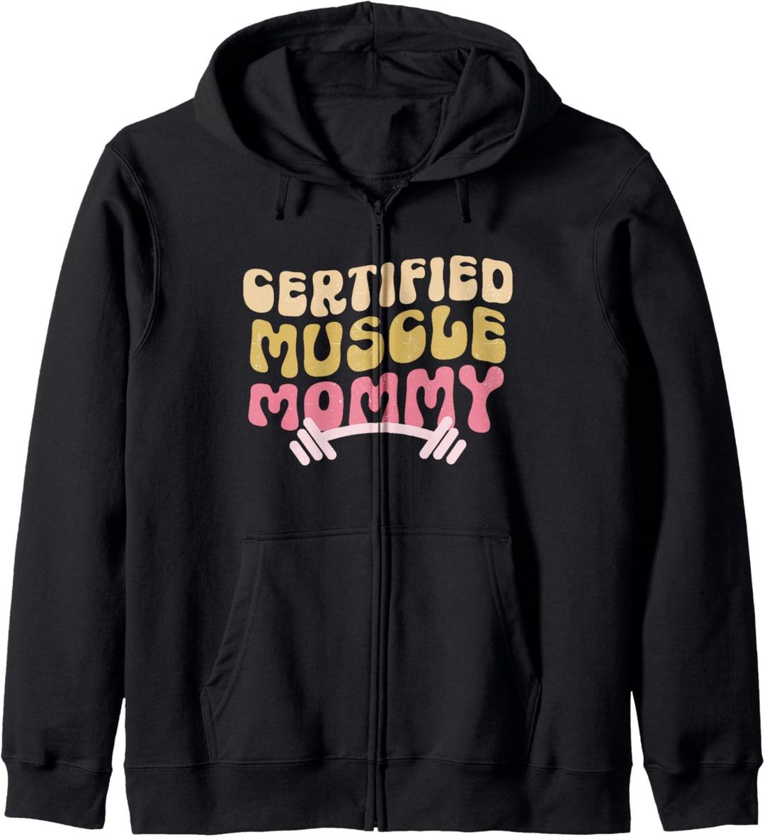 Zertifizierte Muscle Mommy Groovy Pump Cover Lifting Kapuzenjacke
