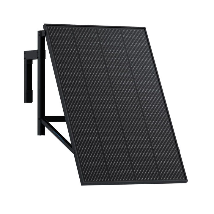 RAY 200W Full Black Solarmodul inkl. Beton-Balkon-Halterung – TopCon N-Typ – 25% Wirkungsgrad – Plug