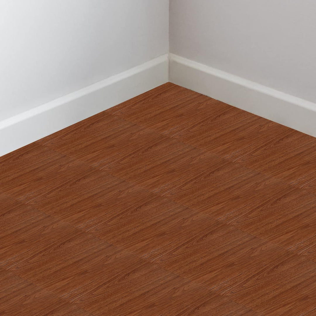 Gimisgu PVC Bodenbelag 30x30cm, 66 Fliesen 6m² Vinylboden Selbstklebend Rutschfeste Wasserdicht Schn