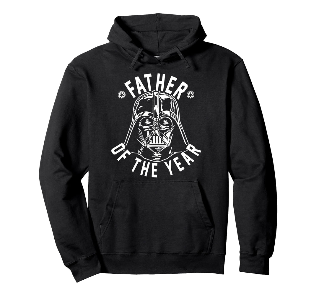 Star Wars Darth Vader Father Of The Year Helmet Portrait Pullover Hoodie
