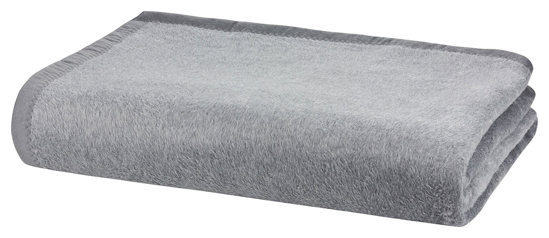 Moon Kuscheldecke Wohndecke Wolldecke XXL 220x240 anthrazit