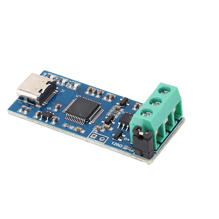 Walfront USB-zu-CAN-Modul, CAN-Bus-Konverter-Adapter, Typ-C-Netzteil für CAN2.0A CAN2.0B CANFD-Busan