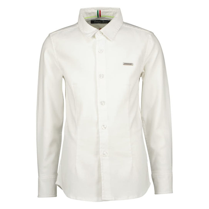 Vingino Jungen Las Shirt 128 Real White, 128 Real White