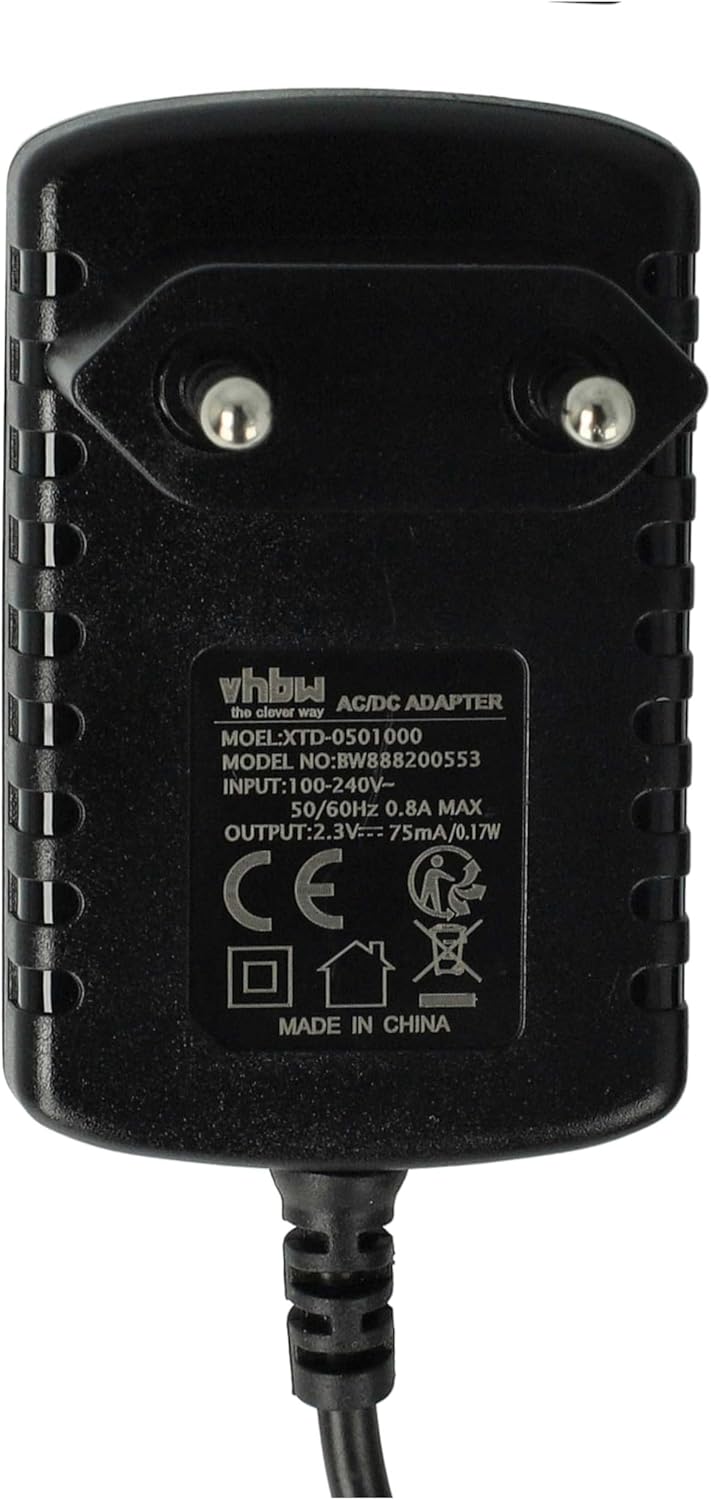 vhbw AC Netzteil kompatibel mit Braun BT3020, BT3021, BT3022 (5516), BT3221, BT3222 Rasierer
