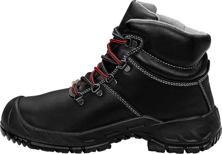 ELTEN Sicherheitsschuhe LAURENZO Rubber Mid ESD S3, Herren, Leder, Stahlkappe, leicht, robust, Schwa