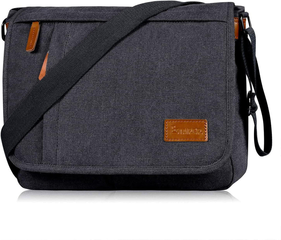Estarer Umhängetasche Schultertasche Laptoptasche 14 Zoll für Schule Uni Freizeit Job mit Laptopfach
