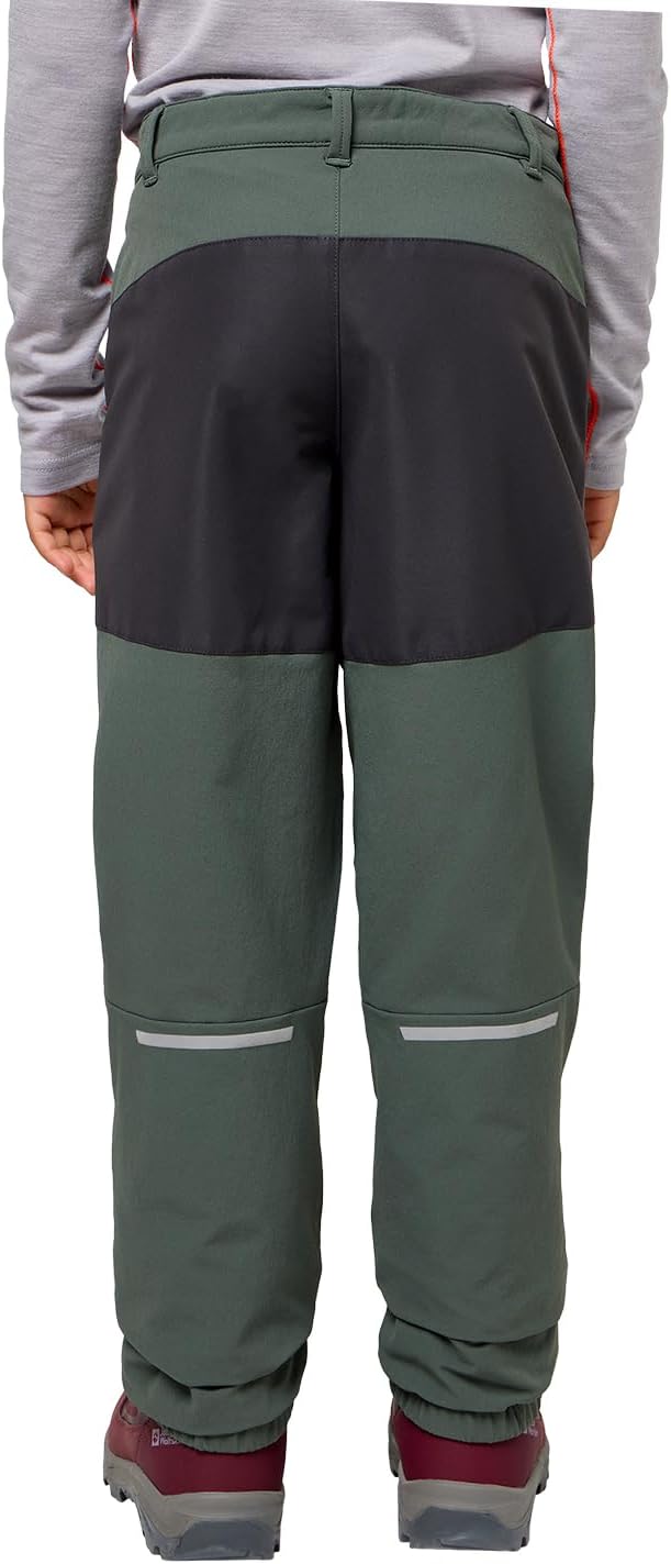 Jack Wolfskin Unisex Kinder Wanderhose Rascal Winter Pants K, 92 Slate Green