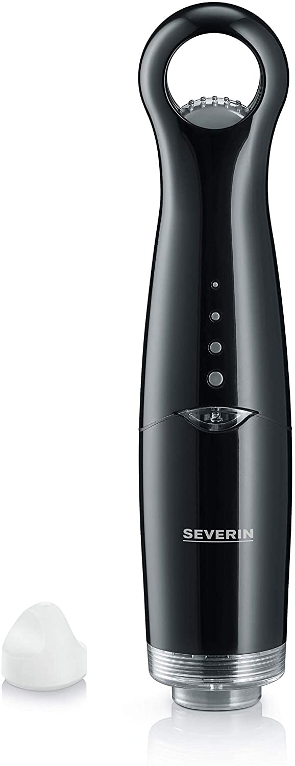 SEVERIN FS 3600 Vakuumierstick (Inkl. 5 Vakuumierbeutel, 1 USB-Kabel, 1 Weinstopfen, Kabellos einset