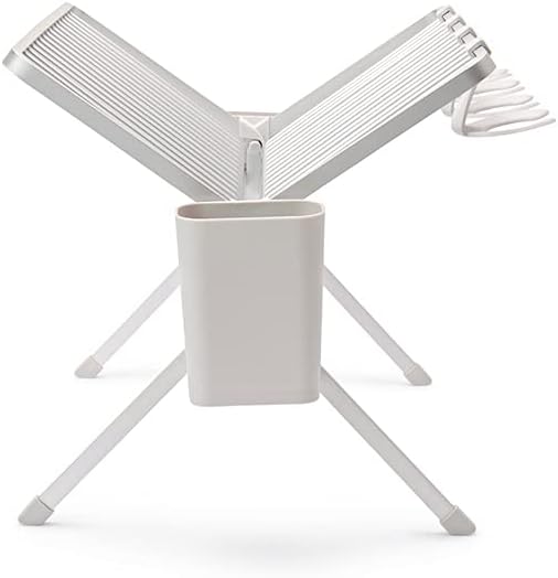 Brabantia Faltbares Gross Abtropfgestell, Metall Kunststoff, Light Grey L Light Grey, L Light Grey