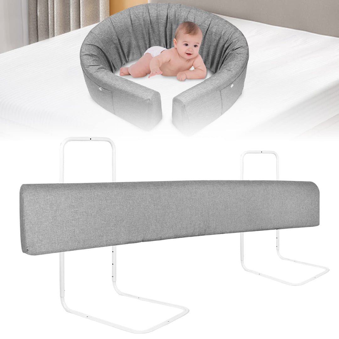 YARDIN Bettgitter Kinderbettgitter Bettschutzgitter Schutzgitter Bett Rausfallschutz Bett Bed Rail B