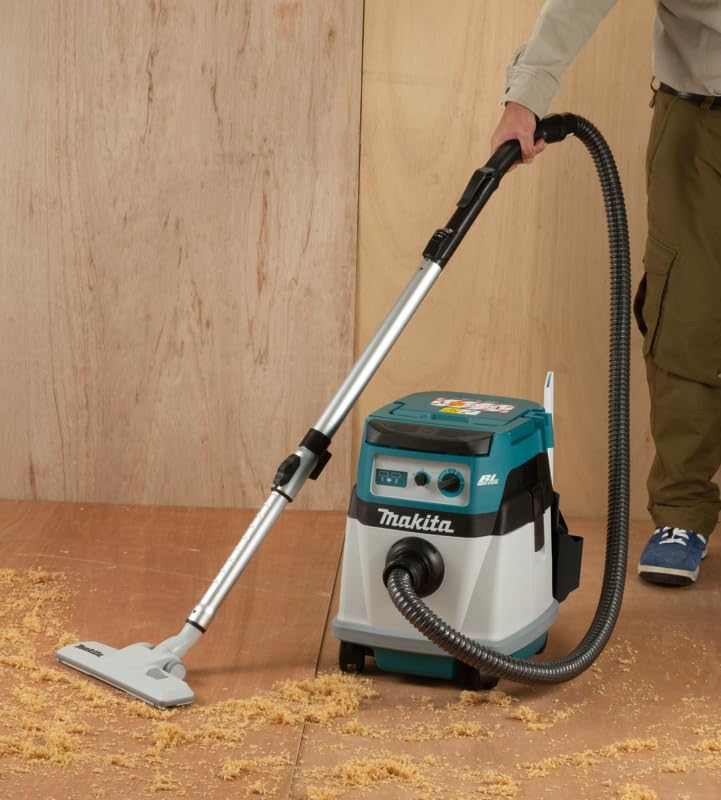 Makita DVC155LZX2 Akku-Staubsauger 15L 2x18V Nass+Trocken (ohne Akku, ohne Ladegerät) Petrol