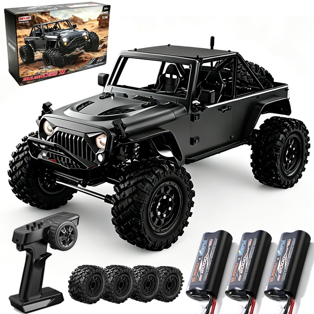 X-Verse MJX H12Y 1:12 Ferngesteuertes Auto Crawler für Erwachsene, 4WD Wasserdichtes RC Auto mit Bür